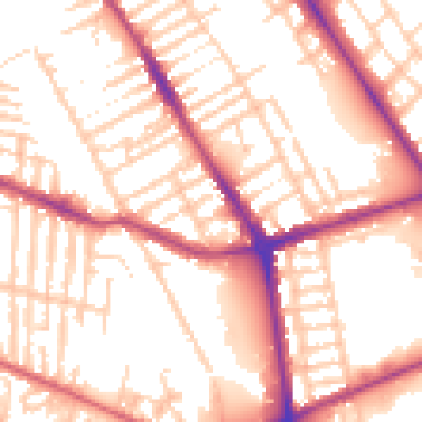 Daytime road noise heatmap for L20 5DS