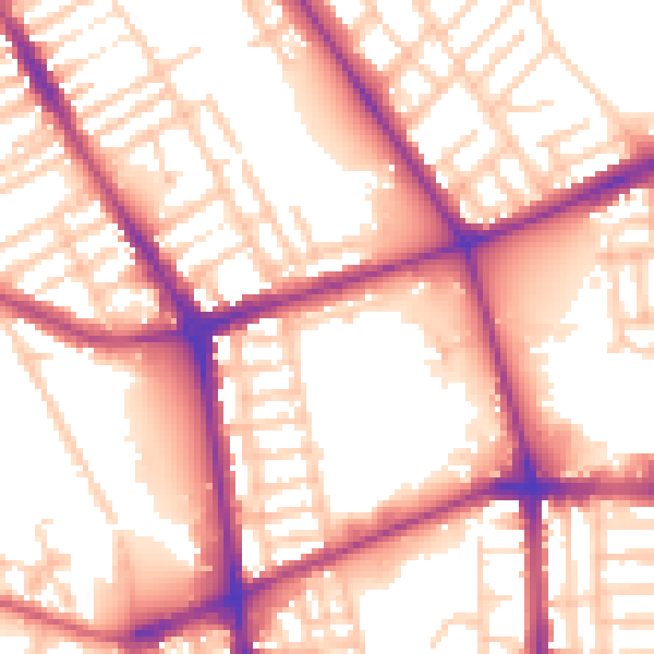 Daytime road noise heatmap for L20 5GA