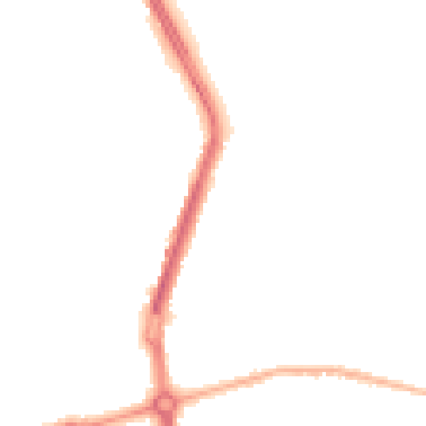 Night-time road noise heatmap for L20 6HL