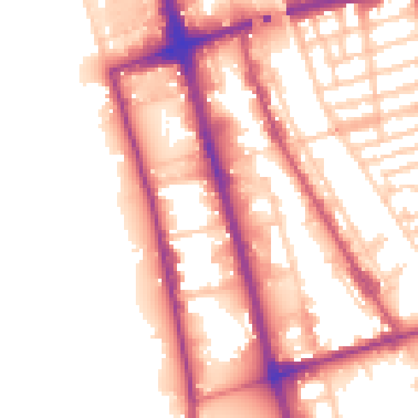 Daytime road noise heatmap for L20 8AG