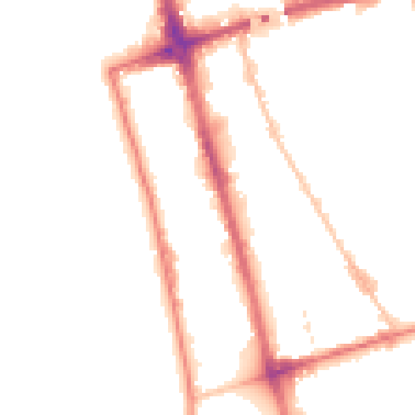 Night-time road noise heatmap for L20 8AG
