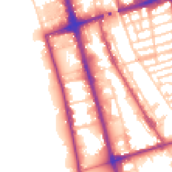 Daytime road noise heatmap for L20 8LU