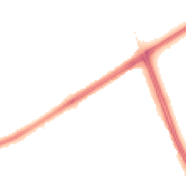 Night-time road noise heatmap for L21 5HE
