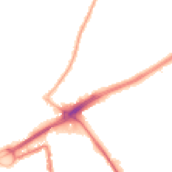 Night-time road noise heatmap for L21 7LZ