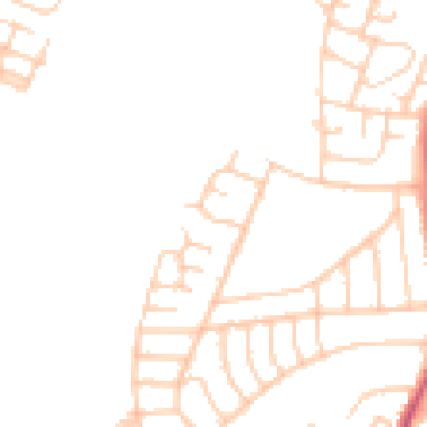 Daytime road noise heatmap for L21 9LN