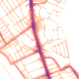 Daytime road noise heatmap for L22 0AB