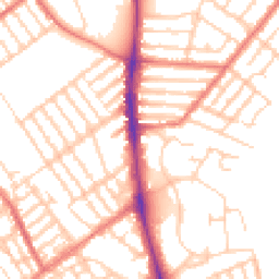 Daytime road noise heatmap for L22 0AD