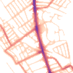 Daytime road noise heatmap for L22 0AE