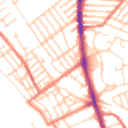 Daytime road noise heatmap for L22 0NJ