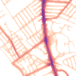 Daytime road noise heatmap for L22 0NP
