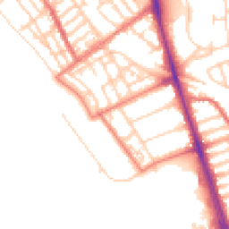 Daytime road noise heatmap for L22 1RH