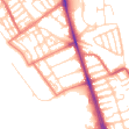 Daytime road noise heatmap for L22 1RJ