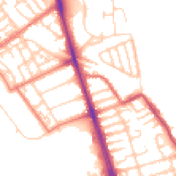 Daytime road noise heatmap for L22 1RL