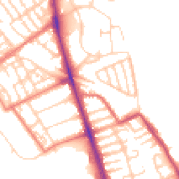 Daytime road noise heatmap for L22 1RN