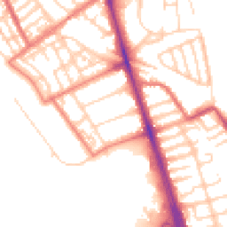 Daytime road noise heatmap for L22 1RP