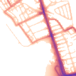 Daytime road noise heatmap for L22 1RR
