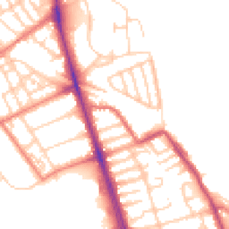 Daytime road noise heatmap for L22 1RW