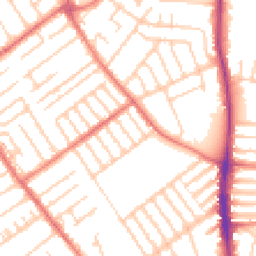 Daytime road noise heatmap for L22 2AE
