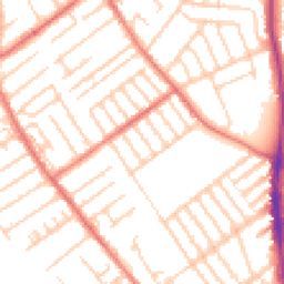 Daytime road noise heatmap for L22 2AG