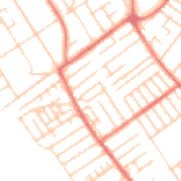 Daytime road noise heatmap for L22 2AJ