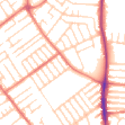 Daytime road noise heatmap for L22 2AL