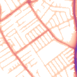 Daytime road noise heatmap for L22 2AN