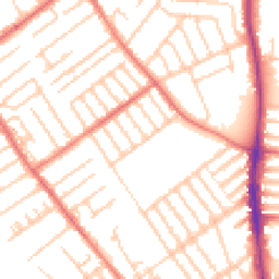 Daytime road noise heatmap for L22 2AP