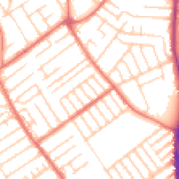 Daytime road noise heatmap for L22 2AU