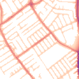 Daytime road noise heatmap for L22 2AW