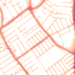 Daytime road noise heatmap for L22 2AX