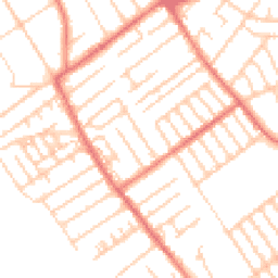 Daytime road noise heatmap for L22 2AY