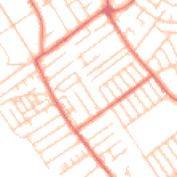 Daytime road noise heatmap for L22 2AZ