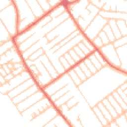 Daytime road noise heatmap for L22 2BD