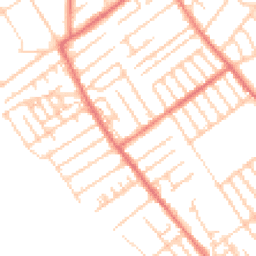 Daytime road noise heatmap for L22 2BF