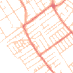 Daytime road noise heatmap for L22 2BJ