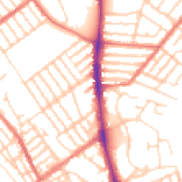 Daytime road noise heatmap for L22 4QA