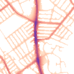 Daytime road noise heatmap for L22 4QF