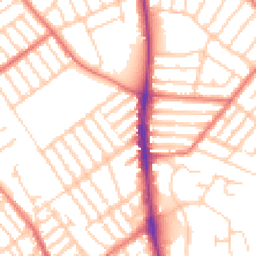 Daytime road noise heatmap for L22 4QJ