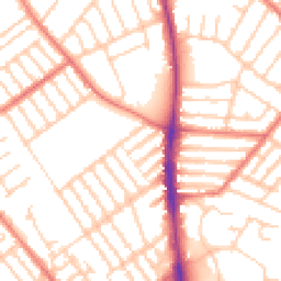 Daytime road noise heatmap for L22 4QP
