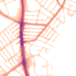 Daytime road noise heatmap for L22 4QS