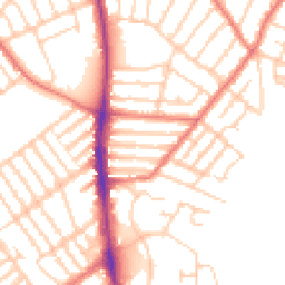 Daytime road noise heatmap for L22 4QY