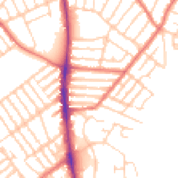 Daytime road noise heatmap for L22 4QZ