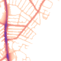 Daytime road noise heatmap for L22 4RA