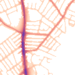 Daytime road noise heatmap for L22 4RE
