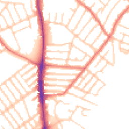 Daytime road noise heatmap for L22 4RG