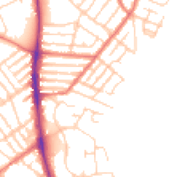 Daytime road noise heatmap for L22 4RH