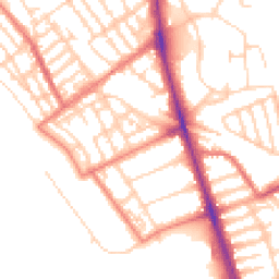 Daytime road noise heatmap for L22 5BD