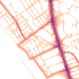 Daytime road noise heatmap for L22 5NA