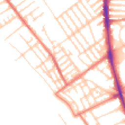 Daytime road noise heatmap for L22 5NW