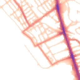 Daytime road noise heatmap for L22 5PD
